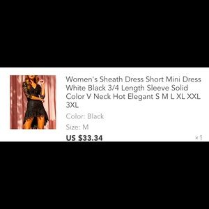 Black lace mini dress-sexy & classy